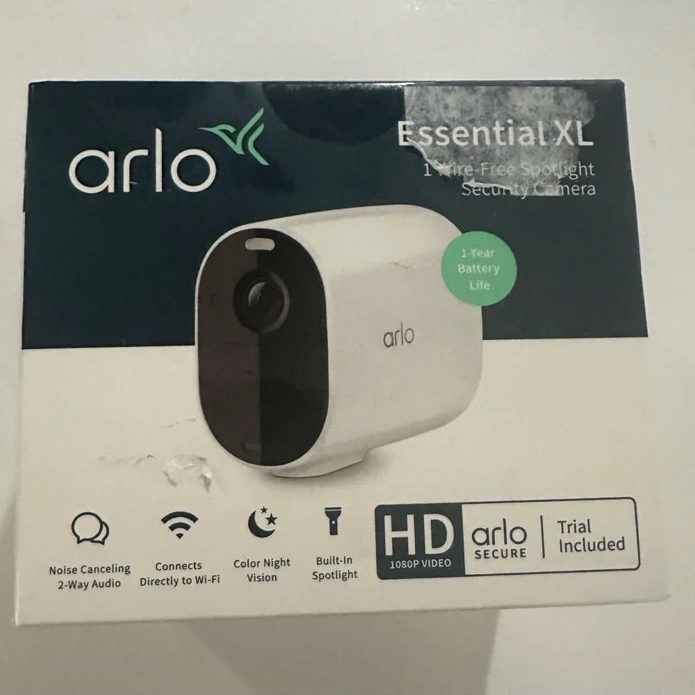 All Essential XL Wire Free White Security Camera New & Sealed Box
